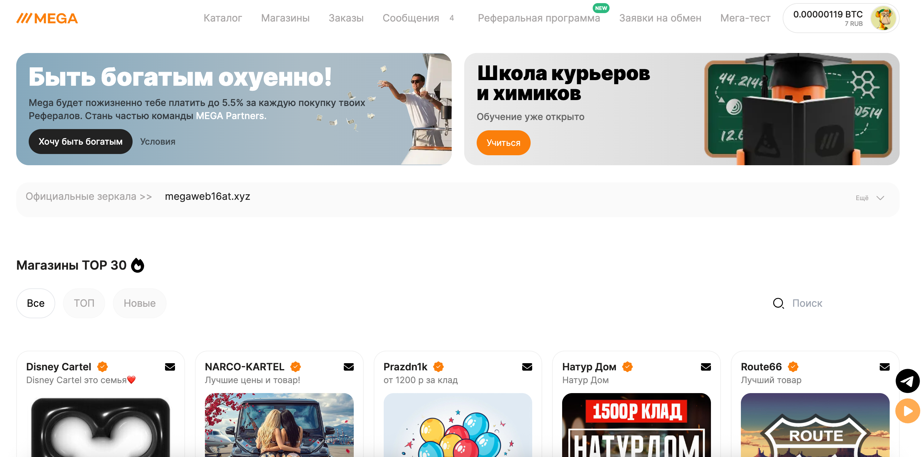 Облачное хранилище файлообменника Мега Сайт